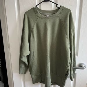 Aerie green sweatshirt